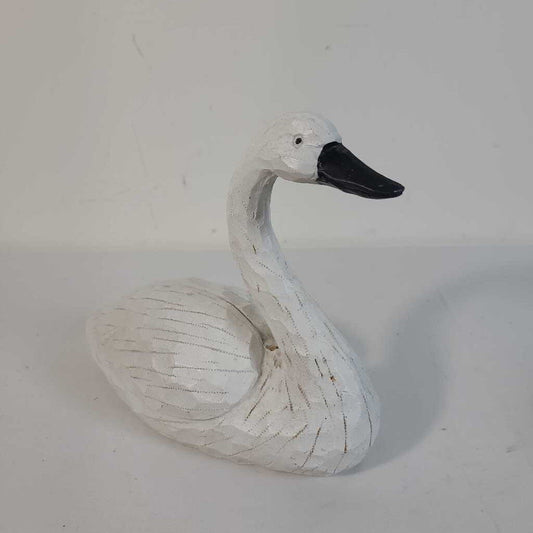 CARVED SWAN