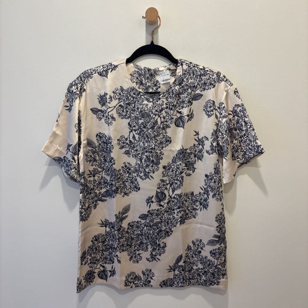 The "Clara" Botanical Silk Tee