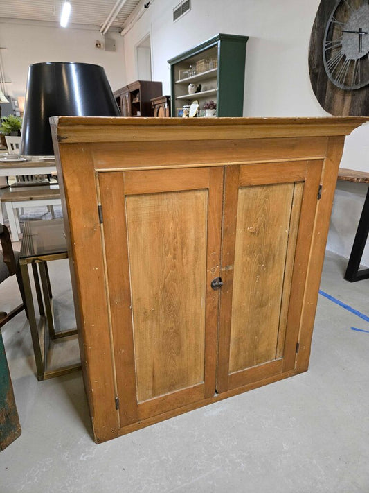 ANTIQUE PINE JELLY CUPBOARD