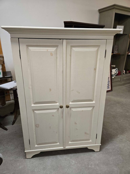 CREAM PINE ARMOIRE
