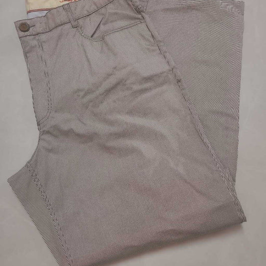 STRIPED WIDE LEG PANTS