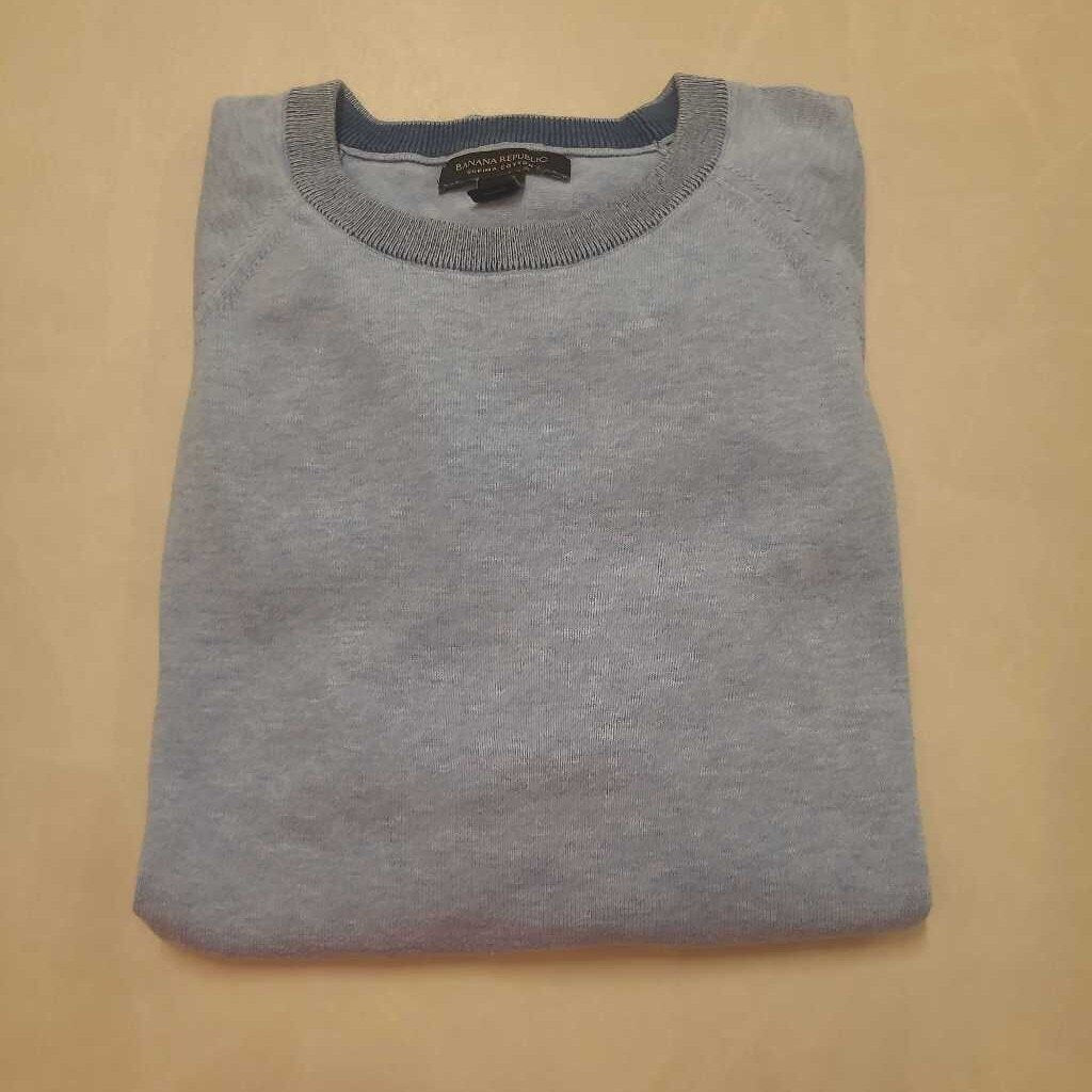 MENS BLUE PULLOVER SWEATER