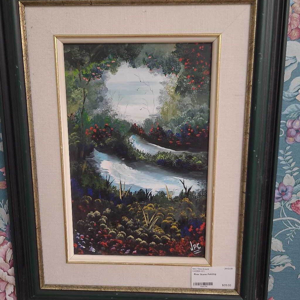 River Scene Painting