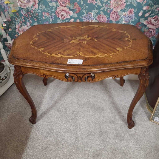 19th Century Floral Marquetry Table