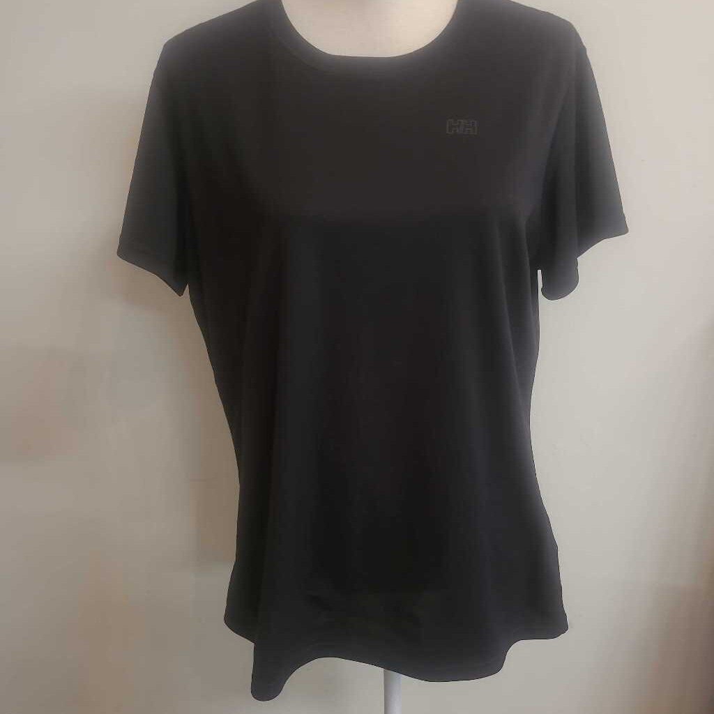 BLACK PERFORMANCE FABRIC TSHIRT