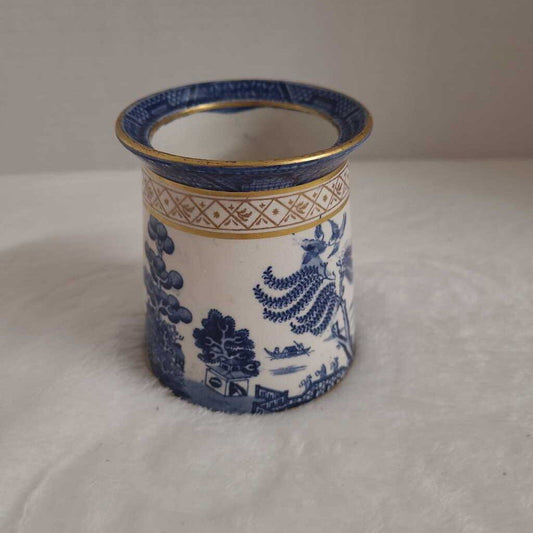 small Blue Willow Vase