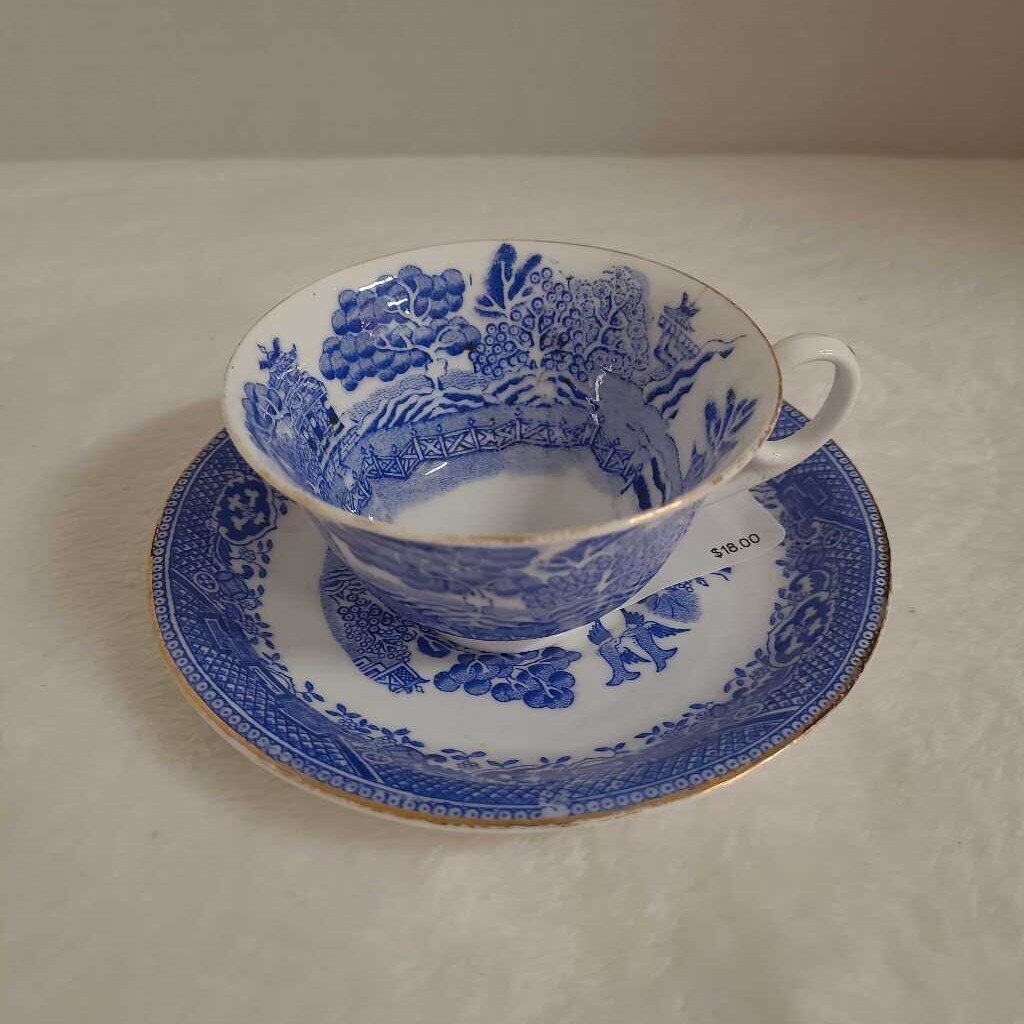 Blue Willow Cup and saucer