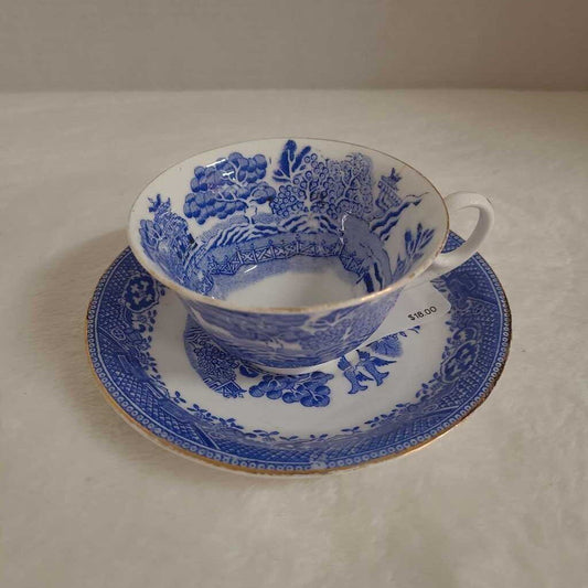 Blue Willow Cup and saucer