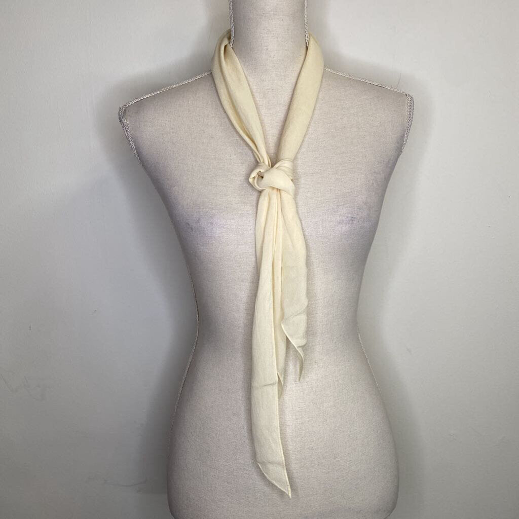 IVORY THIN NECK SCARF