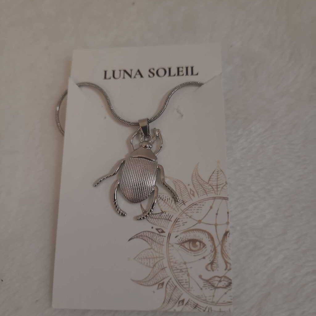 BEETLE NECKLACE SS