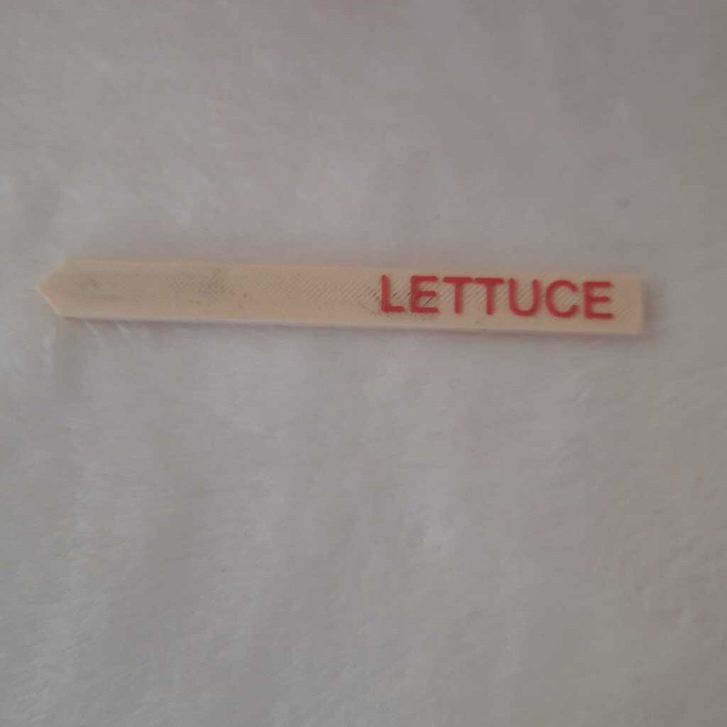 Vegtible name tags