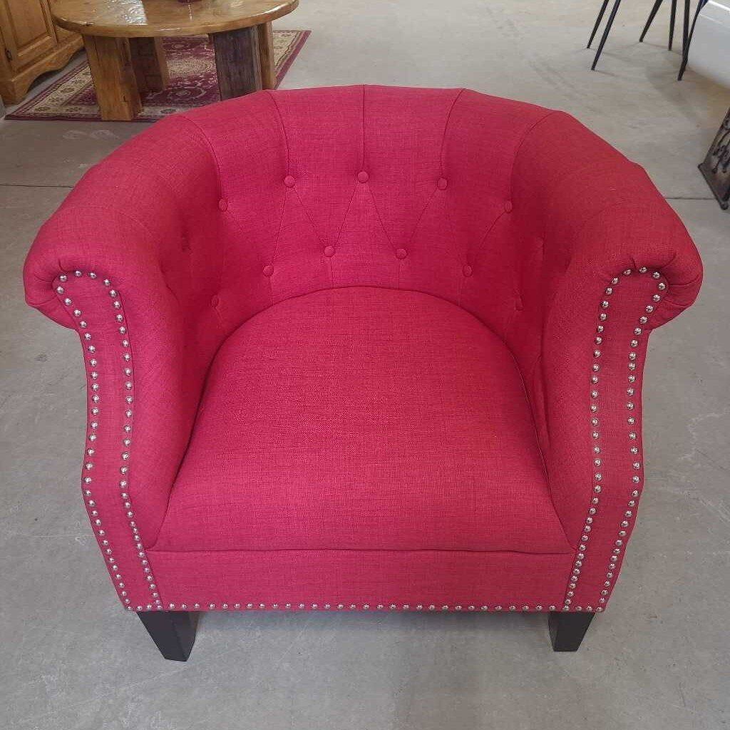 RED ACCENT CHAIR