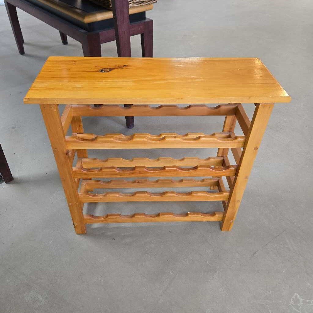 PINE WINE RACK