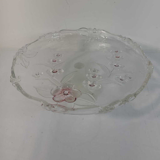 BLOSSOM TIME PEDESTAL CAKE PLATE