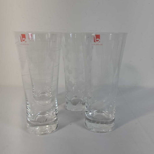 S/4 MIKASA CHEERS HIGHBALL GLASSES