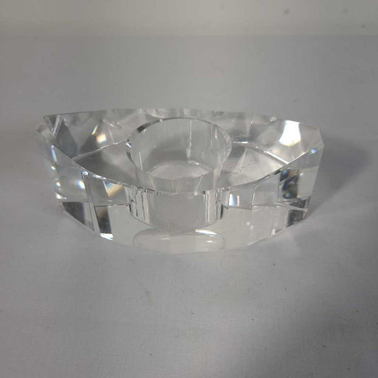VTG OLEG CASSINI CRYSTAL VOTIVE HOLDER