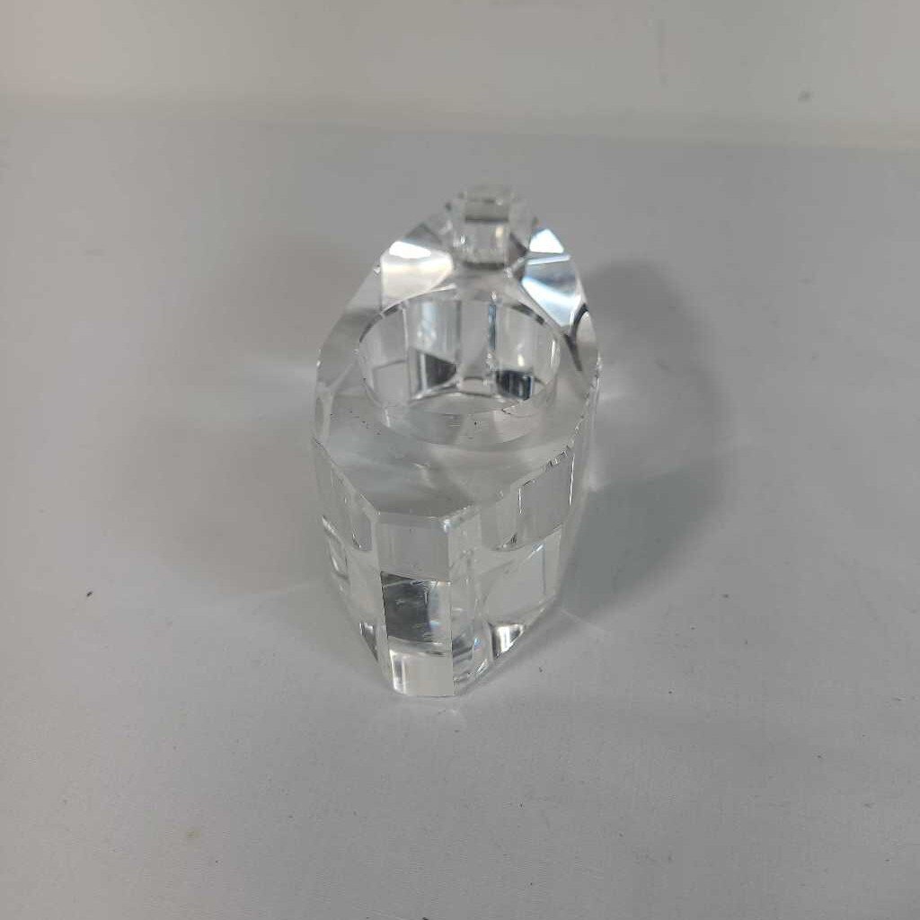 VTG OLEG CASSINI CRYSTAL VOTIVE HOLDER