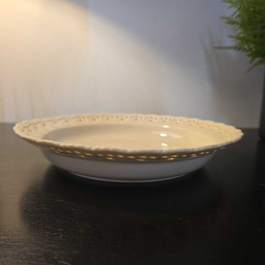 CREAM LACE SKYE MCGHIE SHALLOW BOWL