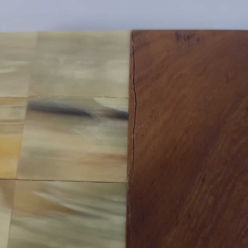 WATCH JEWLERY BOX W/ BONE INLAY