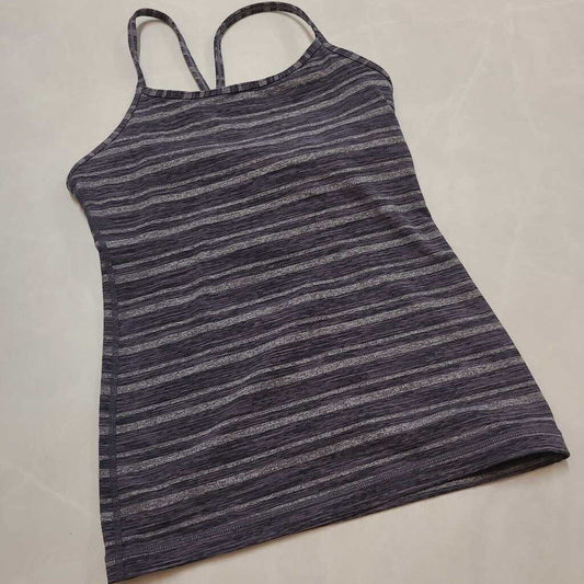 STRIPED LULULEMON BRA TANK