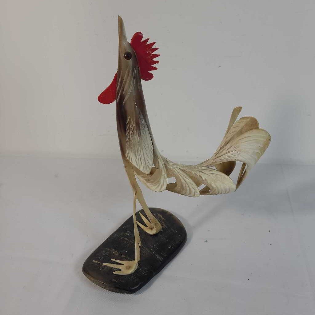 CARVED ROOSTER