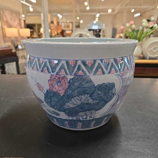 VTG GREEN & PINK PLANTER