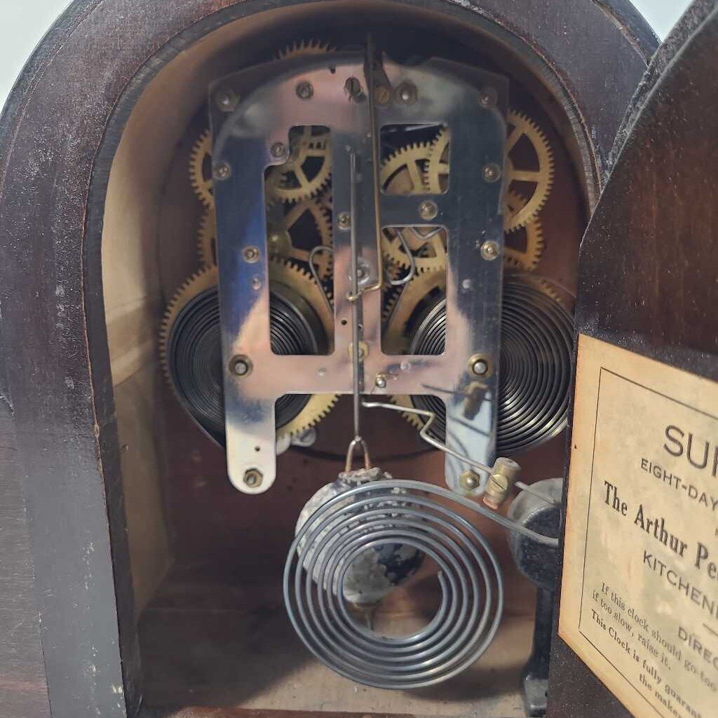 VTG SUPREME EIGHT DAY MANTEL CLOCK