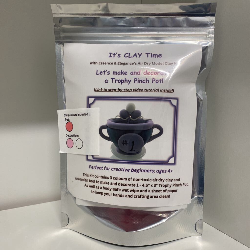 TROPHY PINCH POT KIT - DARK/LIGHT PINK