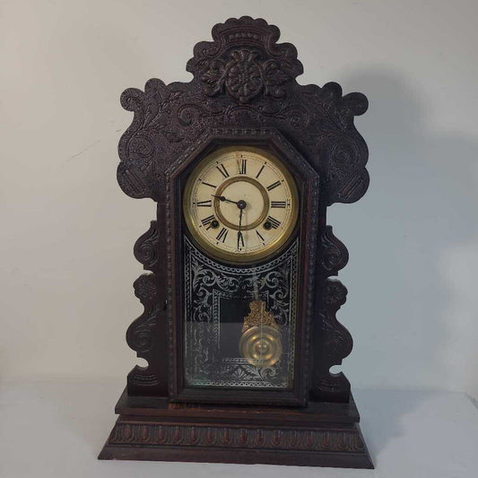 VTG ANSONIA GINGERBREAD CLOCK