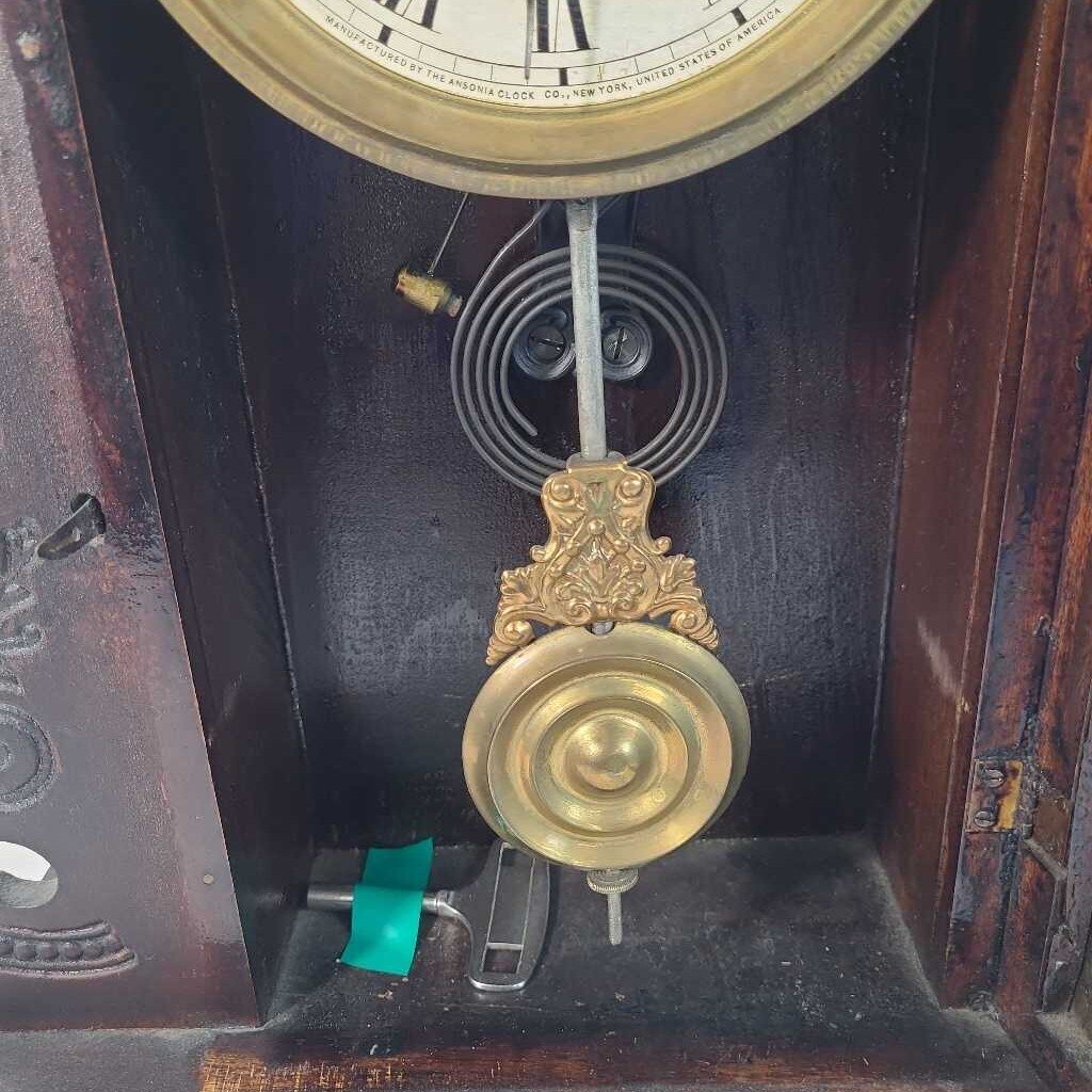 VTG ANSONIA GINGERBREAD CLOCK
