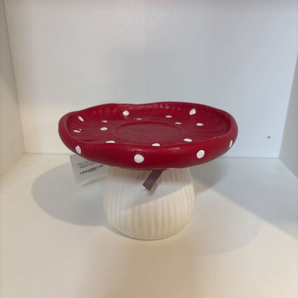 Handcrafted Cement Mushroom Tinket Tray