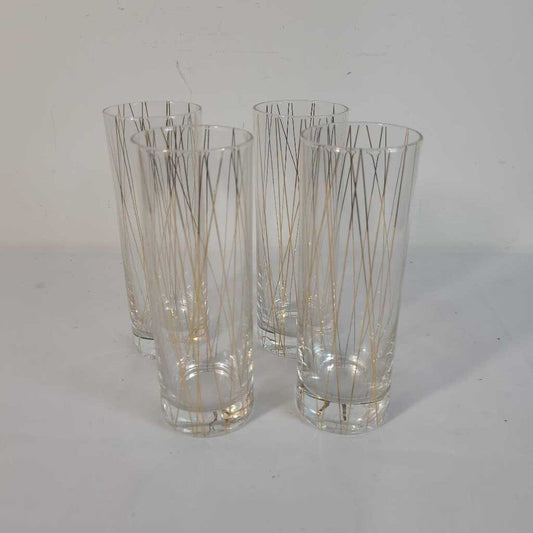 S/4 MIKASA CHEERS PARTY TOM COLLINS GLASSES