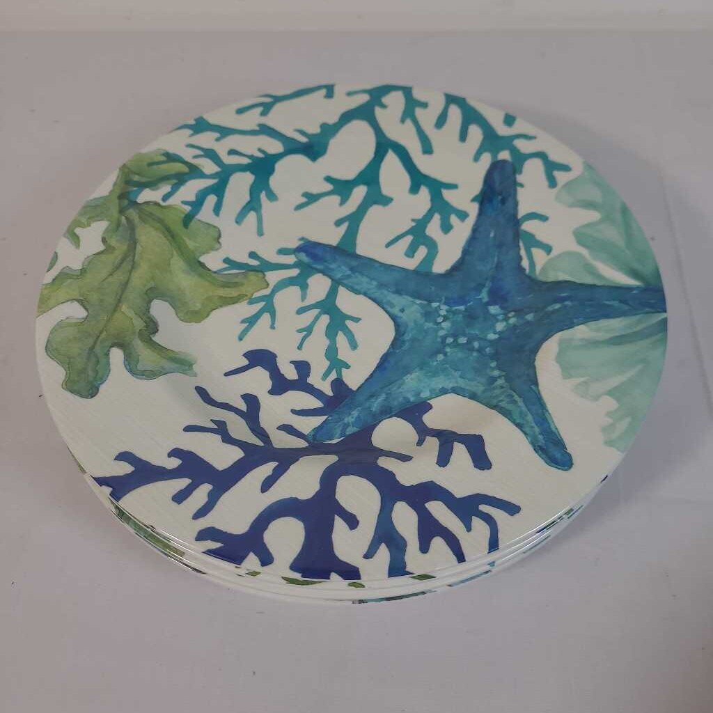S/4 MELAMINE UNDERWATER PLATES