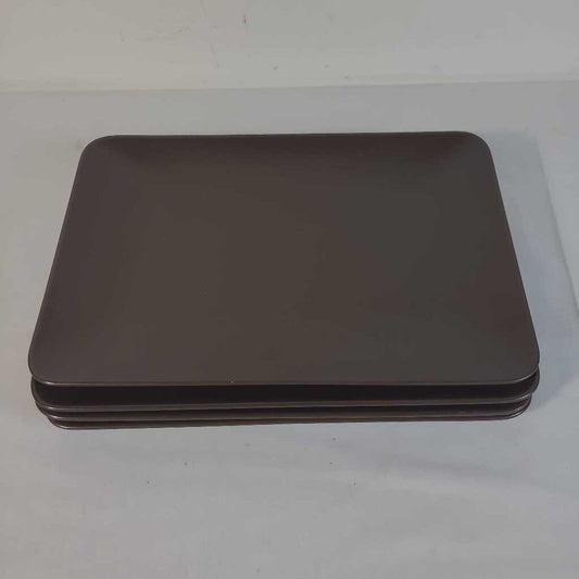 S/4 IKEA DINERA RECTANGULAR DINNER PLATES