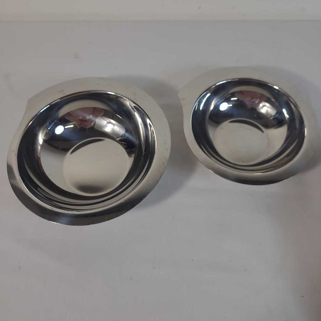 PR CROMARGAN STAINLESS SERVING BOWLS