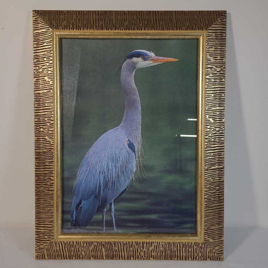 BLUE HERON WALL ART