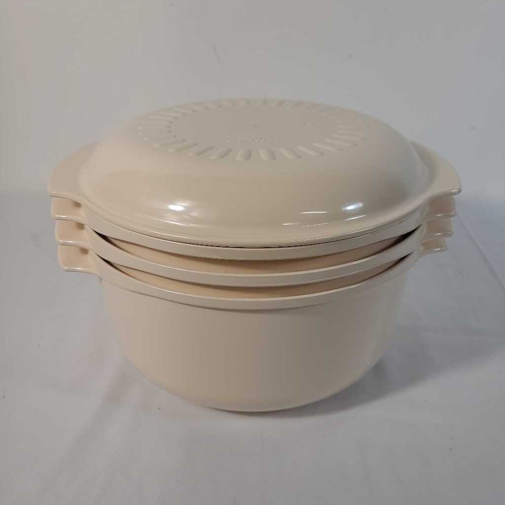 4PC TUPPERWARE STACK COOKER