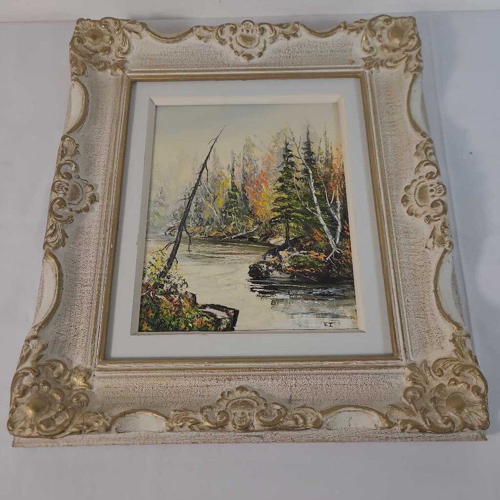 ORIGINAL OIL PAINTING IN VTG FRAME