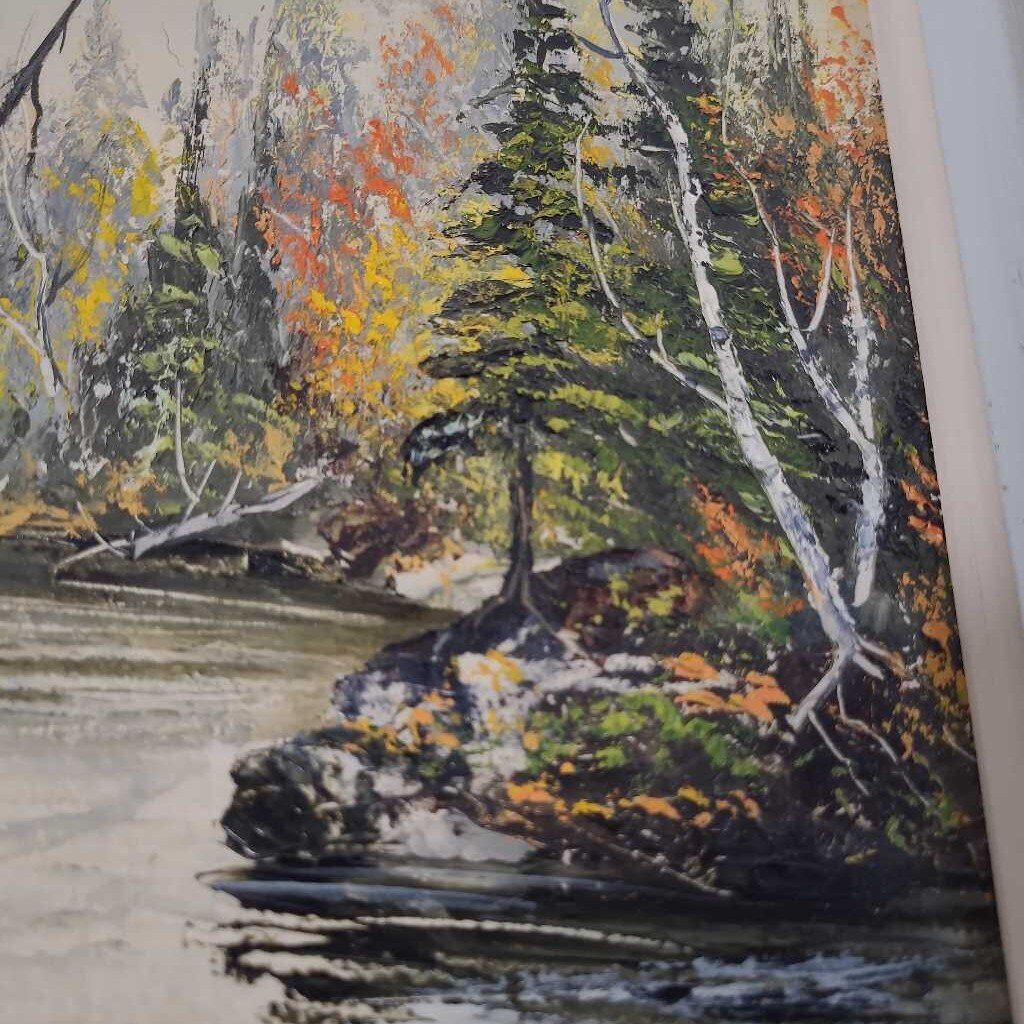 ORIGINAL OIL PAINTING IN VTG FRAME