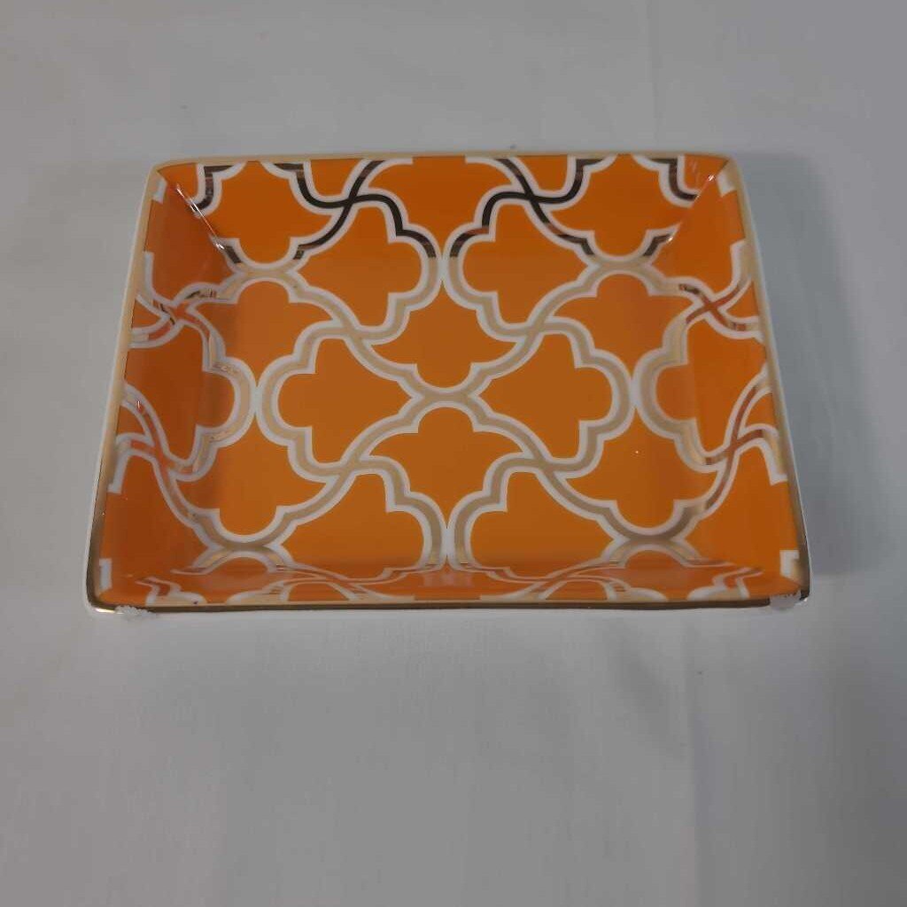 ORANGE TRINKET DISH
