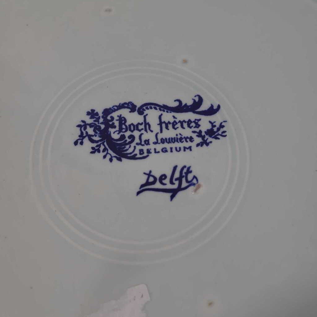 VTG DELFT PLATE - OLD WOMAN