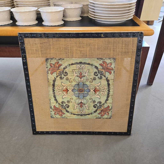 BURLAP WALL ART