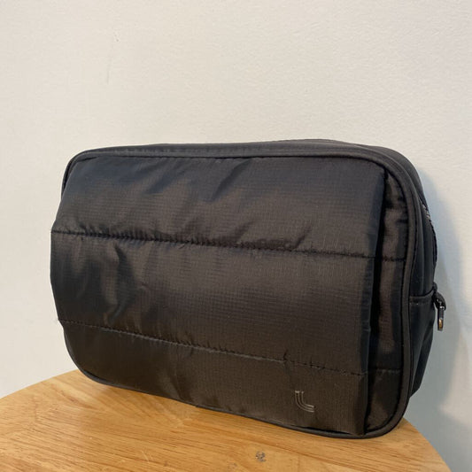 LOLE - BLACK FANNY PACK W/ MUFF