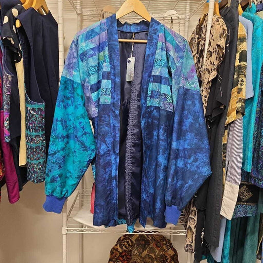 1990s Handmade Open Jacket - Blues