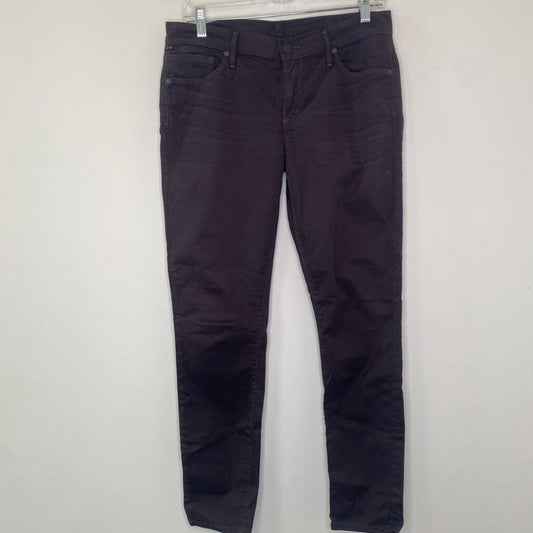 CITIZENS OF HUMANITY - BROWN CROPPED SKINNY JEANS