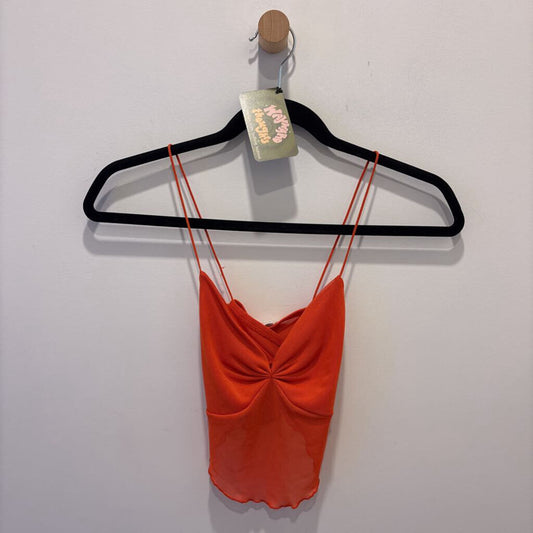 GARAGE - ORANGE HANKERCHIEF CROP TOP