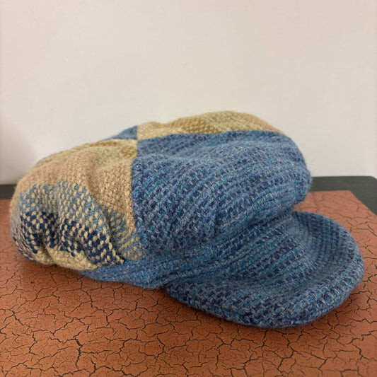 EPSILON - BLUE PATCHWORK NEWSBOY HAT