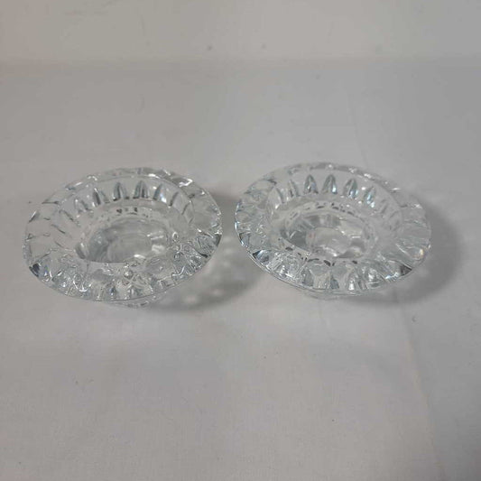 PR GLASS CANDLE HOLDERS