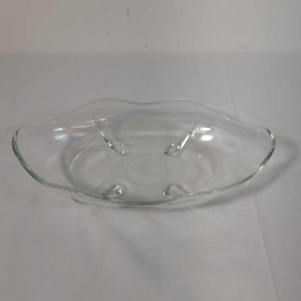 TEAR DROP FOOTED CANDY DISH