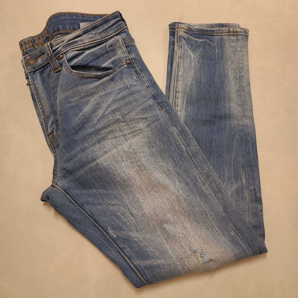 SKINNY DISTRESSED JEANS